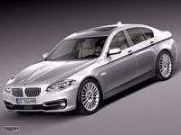 BMW 5 F10 20143d model