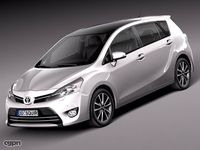 toyota corolla verso 20143d model