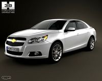 Chevrolet Malibu with HQ interior 20133d model