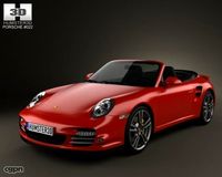 Porsche 911 Turbo Cabriolet 20113d model