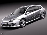 Renault Laguna Estate 20113d model