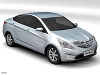2011 Hyundai Verna3d model