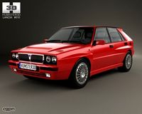 Lancia Delta Integrale 19923d model