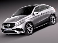 Mercedes-Benz GLE63 AMG Coupe 20163d model