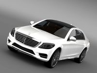 AMG Mercedes Benz S 350 BlueTec W222 20133d model