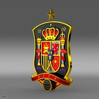 Logo Football Spain3d model