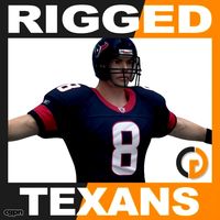 NFL Player Houston Texans Rigged3d model