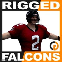 NFL Player Atlanta Falcons Rigged3d model