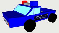 POLICE TRUCK TOY
