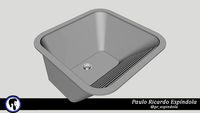 Tanque para Lavar Roupas Tramontina - Tanque de Encaixe 23L - 400x400x222