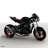 speed triple tuned3d model