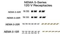 NEMA 5-Series (120 V) Electrical Receptacles