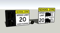 School Zone Warning Beacons of my design