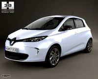 Renault Zoe 20133d model