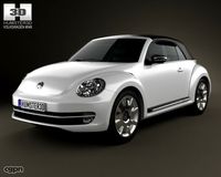 Volkswagen Beatle convertible 20133d model