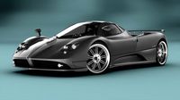 Pagani Zonda F RIGGED3d model