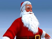 Santa Claus Rigged3d model