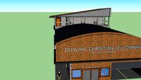 Church with room and garage