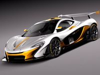 McLaren P1 GTR concept 20143d model