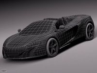 Mclaren 650S Spider 20153d model