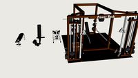 Power Rack de Madeira