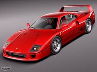Ferrari F40 1987-19923d model