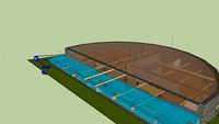 Earth-Built 3 Bd House with Courtyard South to Slope