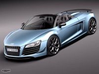 Audi R8 GT Spyder 20113d model