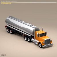 US tank truck3d model