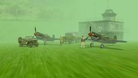 ww2 1944 allied airfield far east DIORAMMA STAGE 0A1