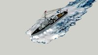 WW2 JAPANESE GUNBOAT 2