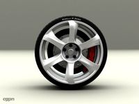 Rim with ceramic disk3d model