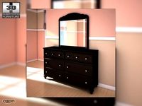 Ashley Jaidyn Dresser3d model