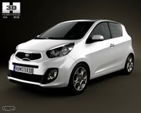 Kia Picanto (Morning) 3-door 20123d model