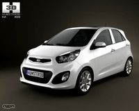 Kia Picanto (Morning) 5-door 20123d model