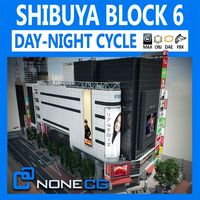 Tokyo Shibuya Block 63d model