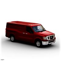 Nissan NV caro van3d model