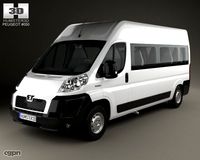 Peugeot Boxer Passenger Van 20073d model