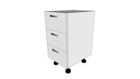 Three Equal Drawer Base Cabinet 450
