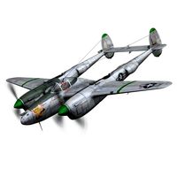 Lockheed P-38 Lightning - Glamour Puss II3d model