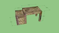 Bureau Palette Desk Pallet