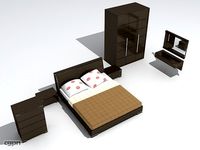 Bedroom set3d model