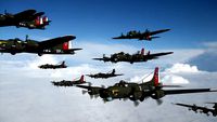 WW2 1945 B17s OVER FRANCE A0 01-2