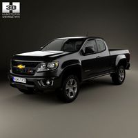 Chevrolet Colorado Extended Cab 20143d model
