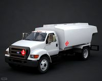 Ford tanker truck3d model