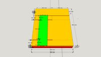 ts55 template for cutting last piece using paralel fence