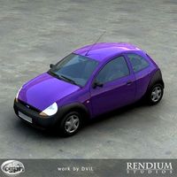Ford Ka - High definition model3d model
