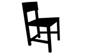 AVL SHAKER CHAIR BLACK
