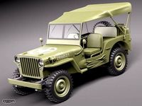 Jeep Willys MB3d model