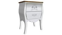 81923 Chest Romantic White 45cm